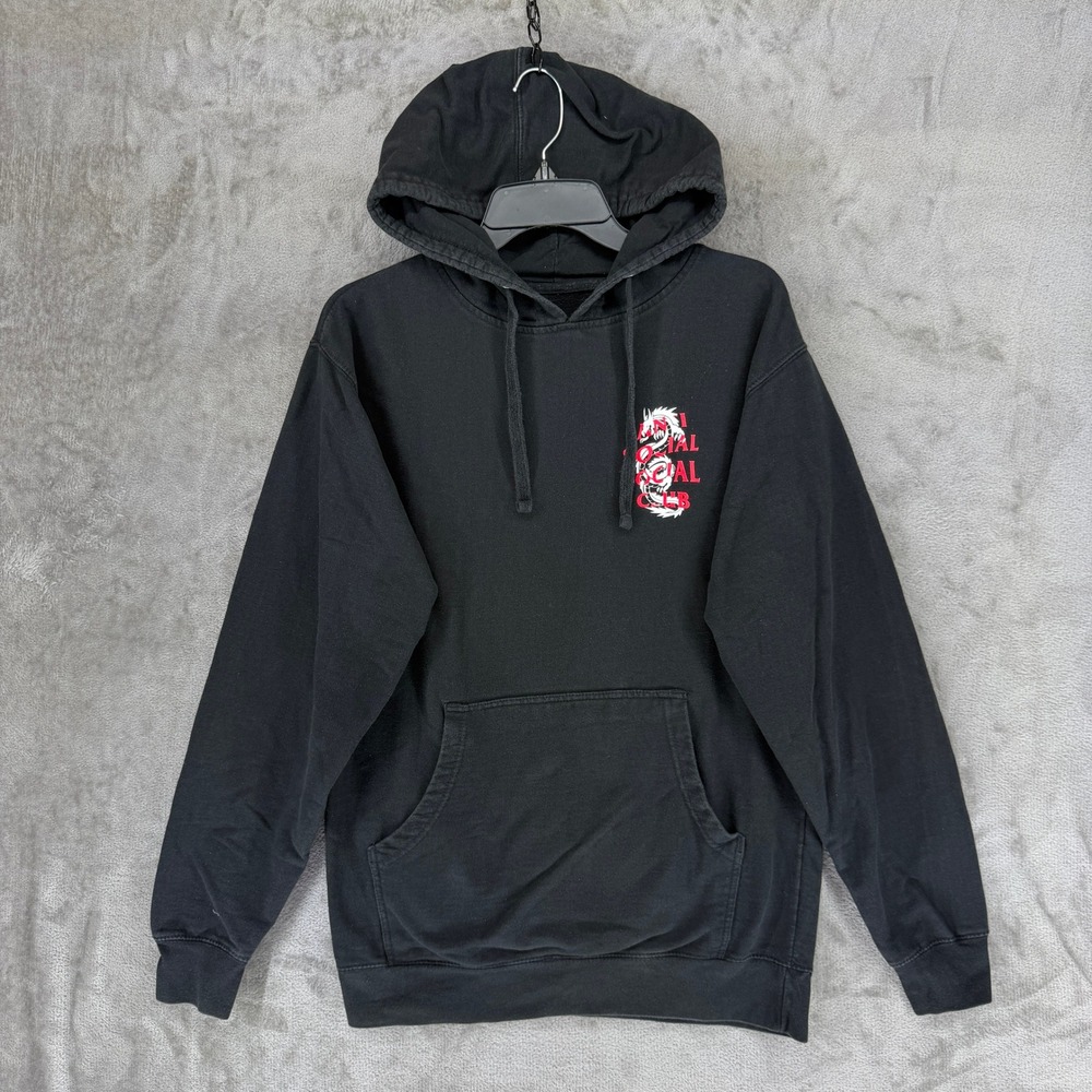 Anti Social Social Club Dragon Hoodie Black Mens Medium Streetwear Pullover